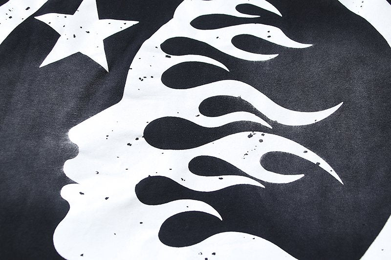 HELISTAR Flame Graphic Short-Sleeve T-Shirt — detail